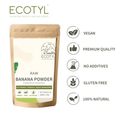 Ecotyl: Raw Banana Powder | Supports Gut Health | 200gm