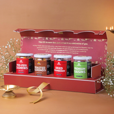 Omay Foods: Nutri Nuts Diwali Gift Box  500gm