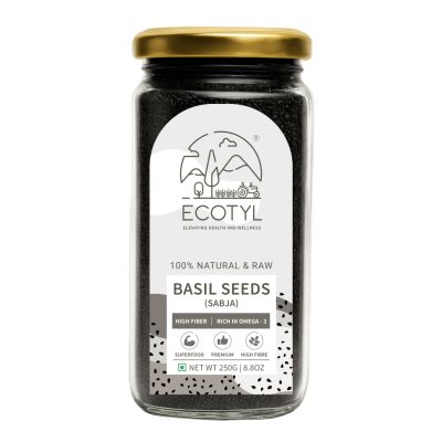Ecotyl: Basil Seeds | Sabja Seeds  | 250gm