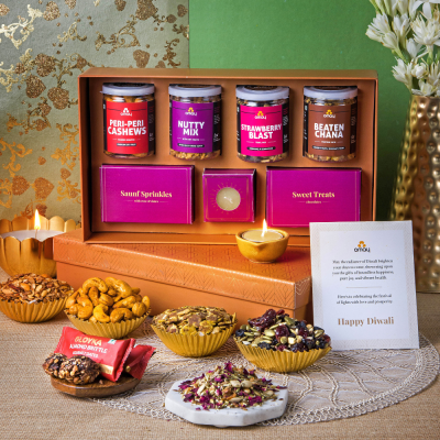 Omay Foods: Goodness Inside Diwali Gift Box  900gm