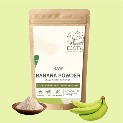 Ecotyl: Raw Banana Powder | Supports Gut Health | 200gm