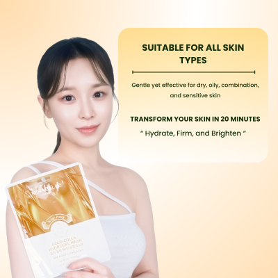 Mirabelle: Gold-Colla Hydrogel Mask