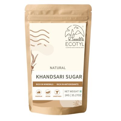 Ecotyl: Khandsari Sugar | Unrefined Natural Sweetener| 1kg