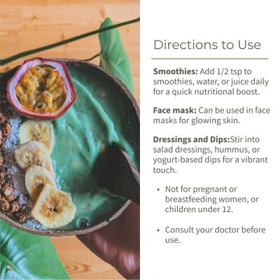 Ecotyl: Spirulina Powder| High Protein & Nutrients | 100gm