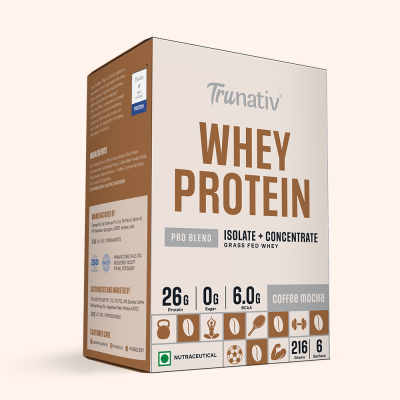 TruNativ: Pro Blend Whey Protein  Coffee Mocha   216gm
