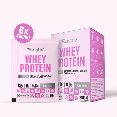 TruNativ: Pro Blend Whey Protein  Rose Milk  216gm