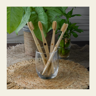 Soil Origin: Ultra Soft Bamboo Toothbrush  Set of 4