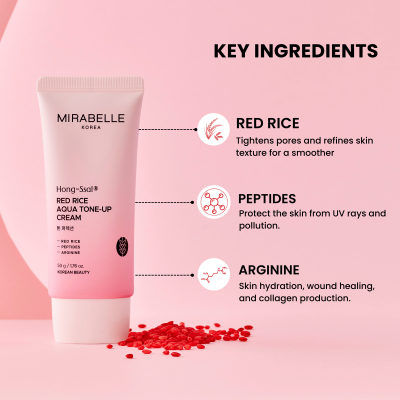 Mirabelle: Red Rice Aqua Tone Up Cream