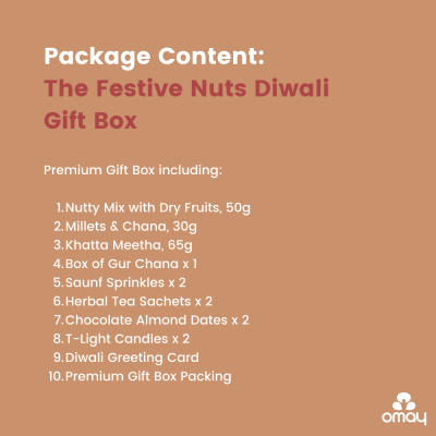 Omay Foods: The Festive Nuts Gift Box  700gm