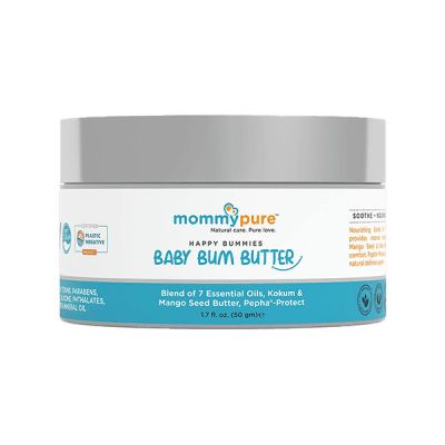 mommypure: Clean & Natural Baby Bum Butter for ultra hydration - 50 gm