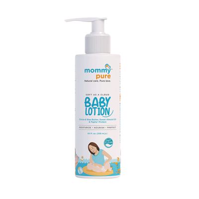 mommypure: Clean & Natural Baby Lotion for skin protection - 250 gm