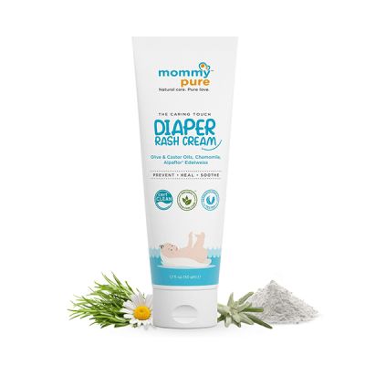 mommypure: Natural Diaper Rash Cream for healing skin - 50 gm