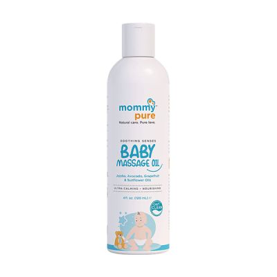 mommypure: Natural Baby Massage Oil for nourishment -120 mll