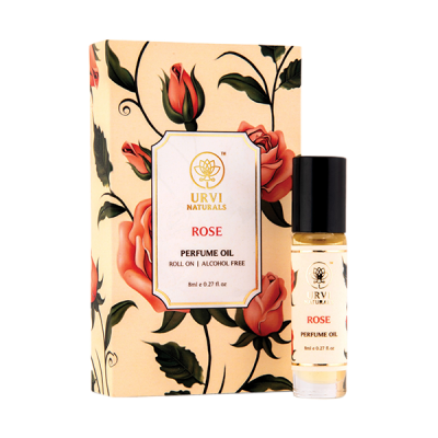 Urvi Naturals: Urvi Naturals Rose Perfume oil - 8ml