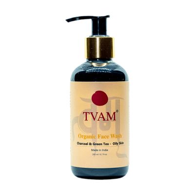 TVAM: Charcoal & Green Tea Facewash