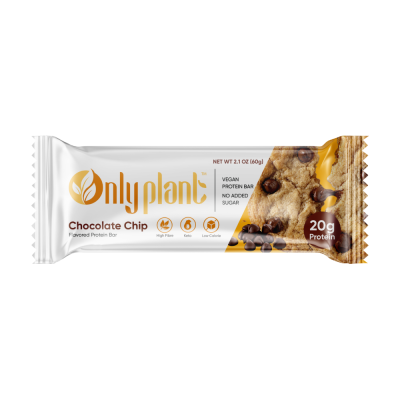 Only plant: Choclate Chip Cookie Protein Bar - 460 gm (Pack of 6)