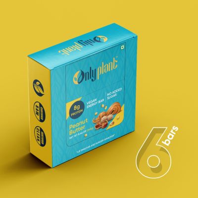 Only plant: Peanut Butter Energy Bar - 300 gm (Pack of 6)