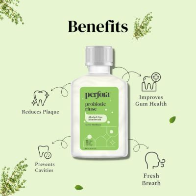 Perfora: Mouthwash - Probiotic Rinse (Thyme Mint) - 300ml