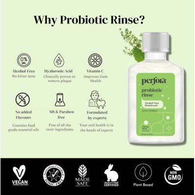 Perfora: Mouthwash - Probiotic Rinse (Thyme Mint) - 300ml