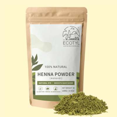 Ecotyl: Henna Powder | Natural Hair Dye | Hair Strengthening | 100gm