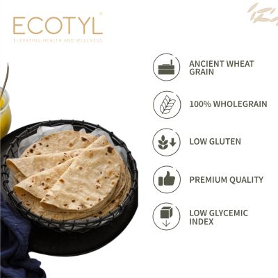 Ecotyl: Khapli Atta | Emmer Wheat   1kg