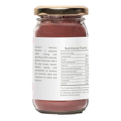 Ecotyl: Beetroot Powder | Boosts Metabolism  100gm