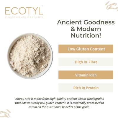 Ecotyl: Khapli Atta | Emmer Wheat   1kg