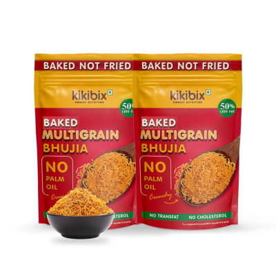 Kikibix: 100% Baked Multigrain Bhujia 100g (pack of 2)