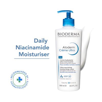 Bioderma: Atoderm Creme Ultra-Nourishing - Moisturizer For Normal To Sensitive Dry Skin, 500ml
