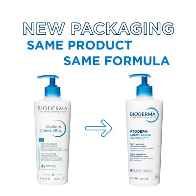 Bioderma: Atoderm Creme Ultra-Nourishing - Moisturizer For Normal To Sensitive Dry Skin, 500ml