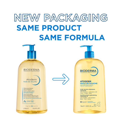 Bioderma: Atoderm huile de douche anti irritation cleansing oil face and body moisturizer 1ltr