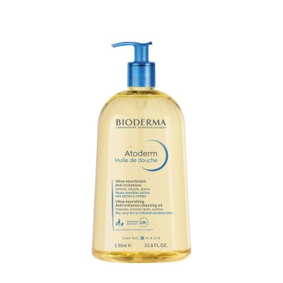 Bioderma: Atoderm huile de douche anti irritation cleansing oil face and body moisturizer 1ltr