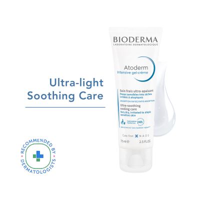 Bioderma: Atoderm intensive gel creme for anti itching lipid replenishing treatment 75ml