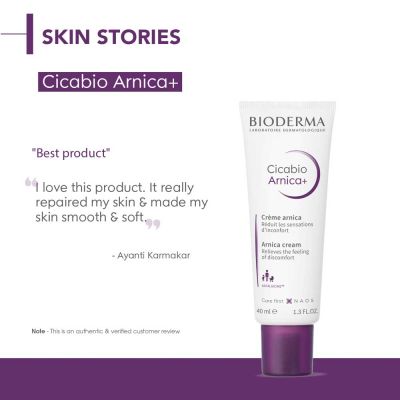 Bioderma: Cicabio arnica sos soothing cream skin damage baby children adult 40ml Bioderma: Cicabio arnica sos soothing cream skin damage baby children adult 40ml