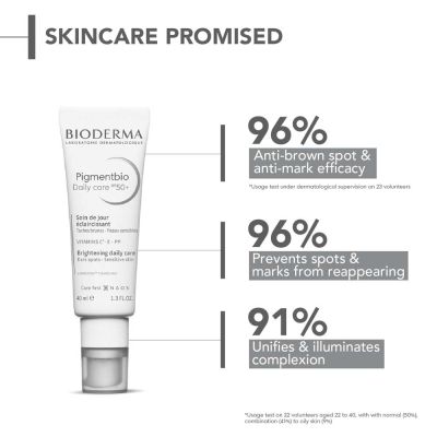 Bioderma: Pigmentbio daily care spf 50 brightening cream for skin prone to pigmentation disorders 40 ml