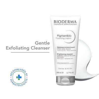 Bioderma: Pigmentbio Foaming Cream Brightening Exfoliating Cleanser For Face, 200 ml