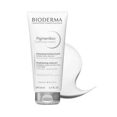Bioderma: Pigmentbio Foaming Cream Brightening Exfoliating Cleanser For Face, 200 ml