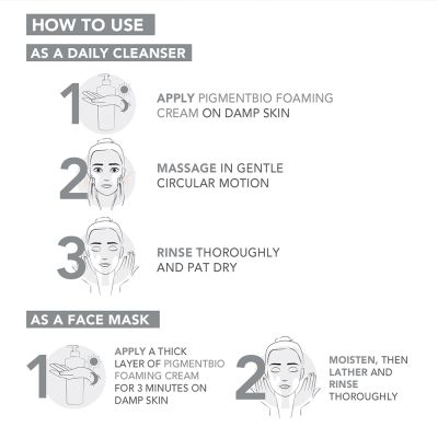 Bioderma: Pigmentbio Foaming Cream Brightening Exfoliating Cleanser For Face, 200 ml