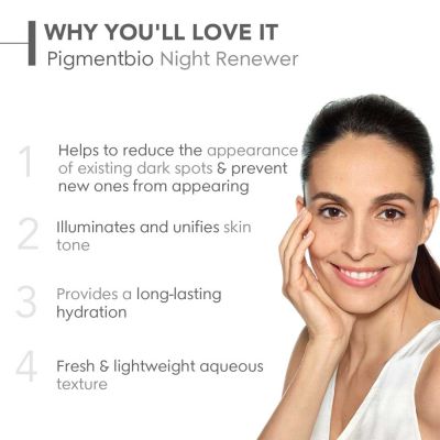 Bioderma: Pigmentbio night renewer brightening overnight cream for skin prone to pigmentation disorders 50 ml