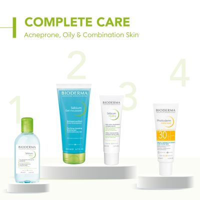 Bioderma: Sebium Face And Body Wash Moussant Purifying Cleansing Gel, 200ml