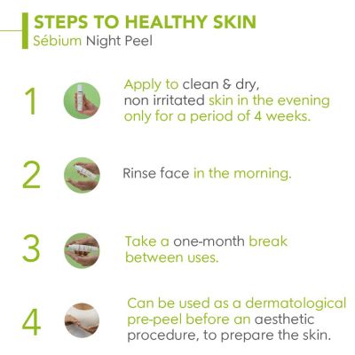 Bioderma: Sebium Night Peel Smoothing Concentrate, 40ml