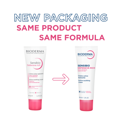 Bioderma: Sensibio Defensive Rich Active Soothing Cream Hydration/Moisturisation 12h Nutrition, 40ml