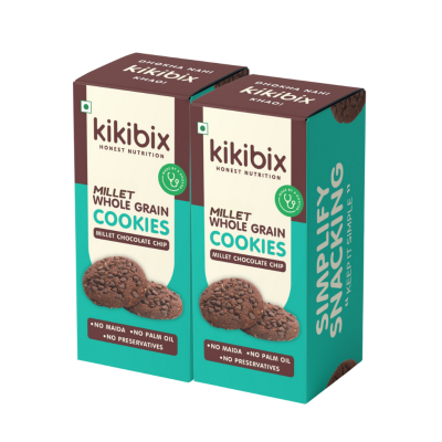 Kikibix: Millet Chocolate Chip Cookies - 260 gm