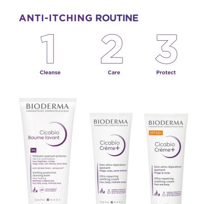 Bioderma: Cicabio SPF 50+ Repairing Cream For Damaged Skin - Water-Proof & Scar Treatment   40ml