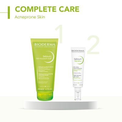 Bioderma: Anti-Blemish Gel Cream Sebium Kerato+ Spot Corrector Eliminates Pimples & Blackheads 30ml