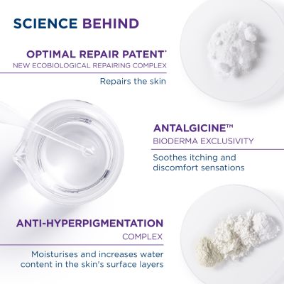 Bioderma: Cicabio SPF 50+ Repairing Cream For Damaged Skin - Water-Proof & Scar Treatment   40ml