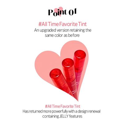 Etude: Dear Darling Water Gel Tint 06 Sweet potato red