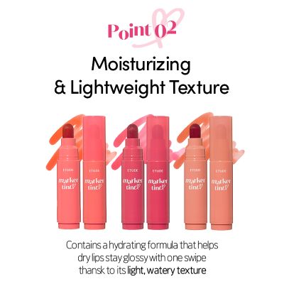 Etude: Dear Darling Marker Tint 04 Milk Strawberry
