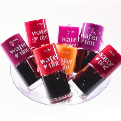 Etude: Water Tint Formula | Lightweight Non-Sticky Color | Lip & Cheek Tint | Cherry Ade