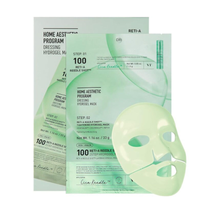 VT Cosmetics: Reti-A Reedle Shot 100 & 2-step Hydrogel Mask 33gm